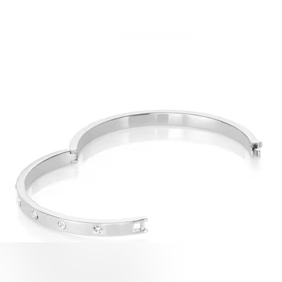 Kate Spade Set In Stone Hinged Bangle - Picture 2 of 7